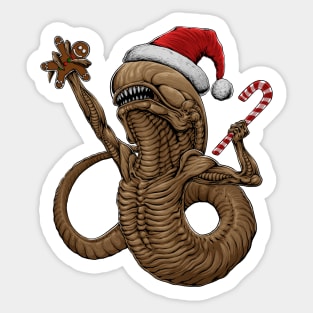 Chrismas chestburster Sticker